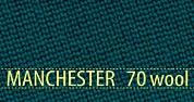 Manchester 70 wool Blue green competition